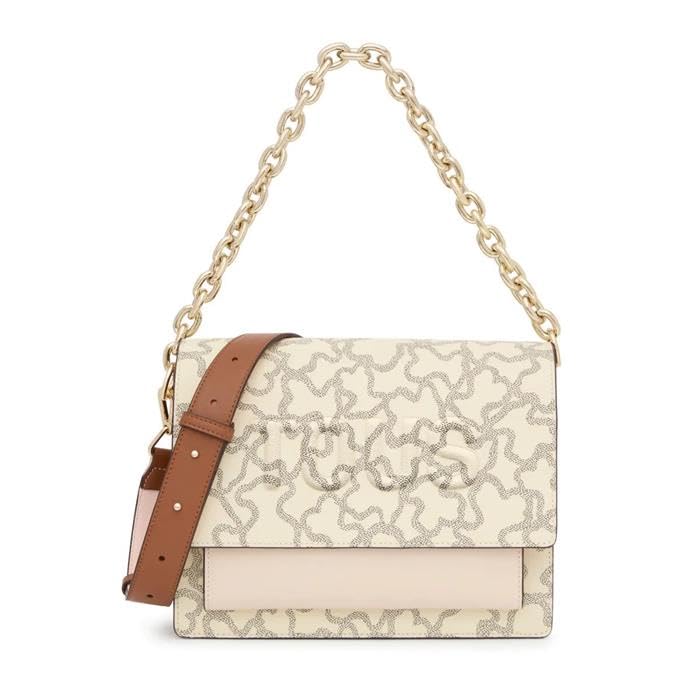 TOUS Bandolera M. Audree Chain K Icon Beige-M, Mujer