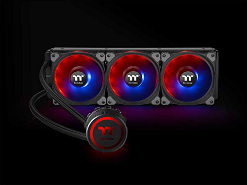 Thermaltake Floe DX 360 mm, LED de doble anillo, 16.8 millones de colores habilitado para software (TT RGB Plus/Alexa/Razer Chroma), AMD (AM5/AM4)/Intel (LGA 2066/1200), AIO CPU Liquid Cooler