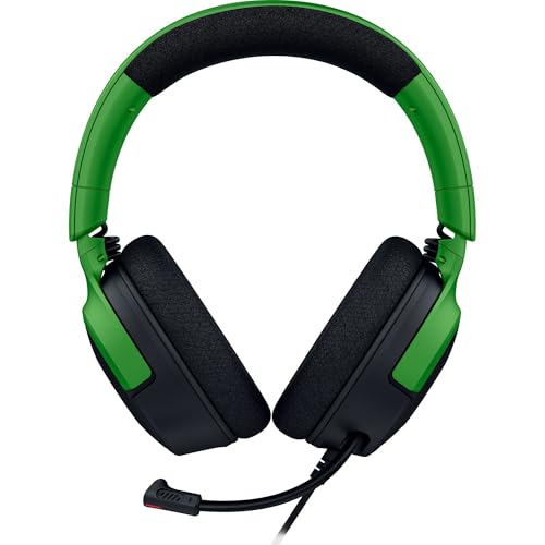 Razer Kraken V4 X Minecraft Edition - Auriculares USB con Cable para Juegos de PC (Controladores 40mm, micrófono cardioide retráctil, Sonido Envolvente, Chroma RGB, para PC y Consola) Minecraft