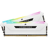 CORSAIR Vengeance RGB Pro SL 32GB (2x16GB) DDR4 3200 (PC4-25600) C16 1.35V Módulos de Memoria de Alto Rendimiento - Blanco
