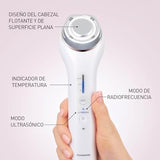 Panasonic EH-XR10NC803 Aparato facial avanzado con radiofrecuencia y tecnología ultrasónica, evita la aparicion de lineas de expresion, Color Blanco, Talla única