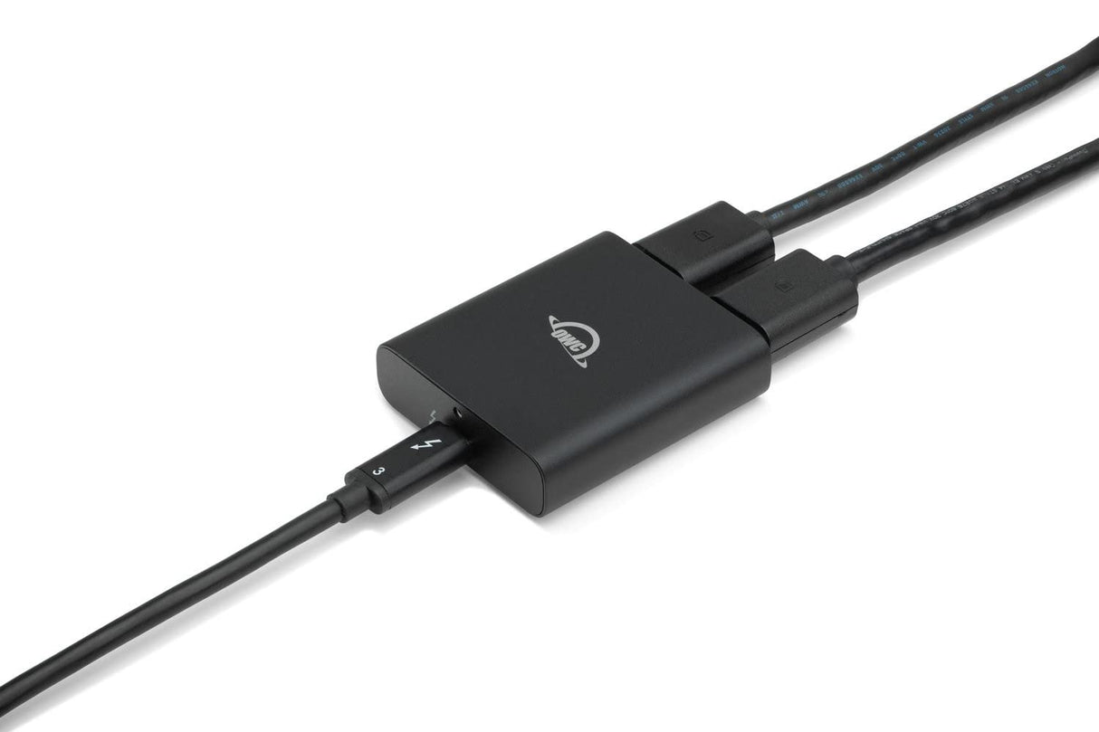 OWC Adaptador Thunderbolt 3 a Puerto de Pantalla Doble de Alto Rendimiento 4K/5K/8K