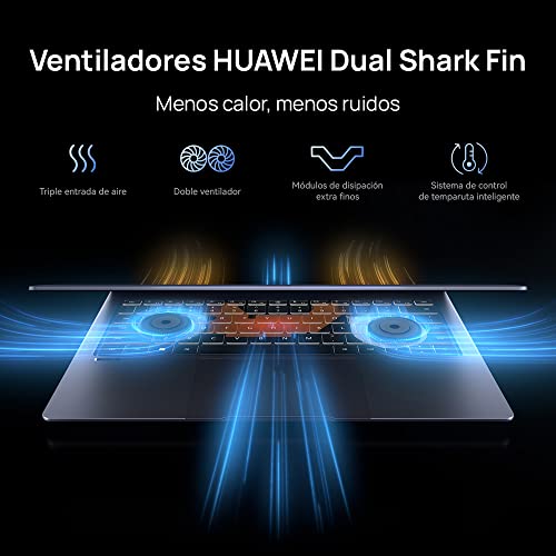 HUAWEI MateBook X Pro 2022 - Ordenador portátil, Pantalla táctil de 14.2" 3.1K (Intel Core i7-1260P, 16GB RAM, 1T SSD, Intel Iris Xe Graphics LPDDR5) Azul Tinta - Teclado QWERTY Español