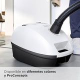 Bosch - Aspirador con Bolsa, Serie 4, Volumen XL de Bolsa de Polvo, Boquilla para Ranuras y tapicería, Blanco, BGB41WH1