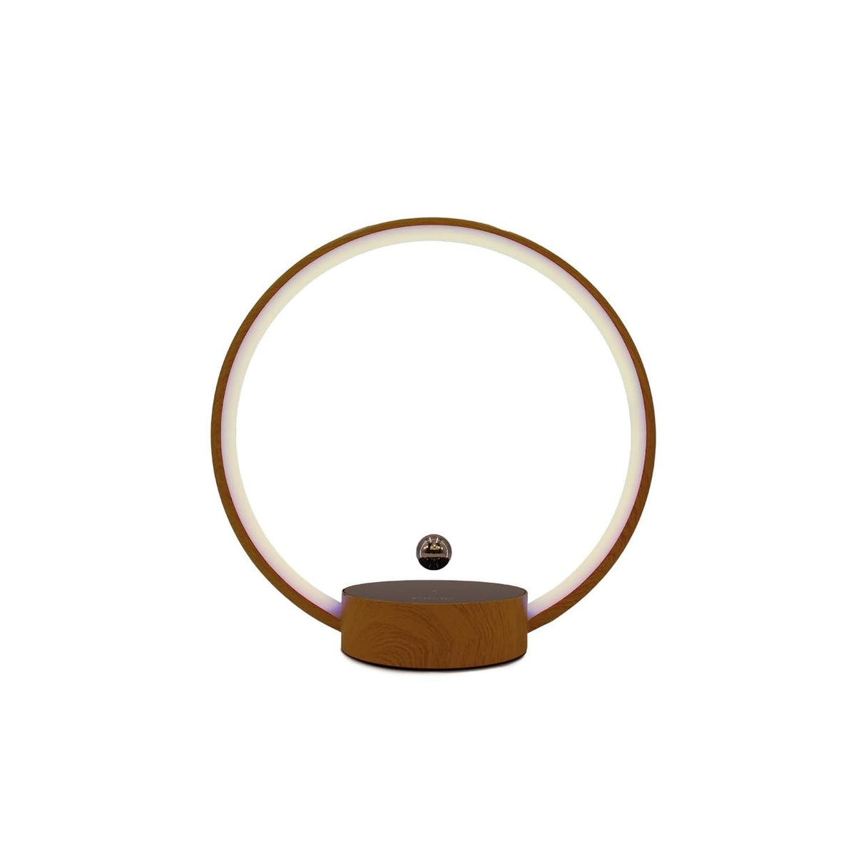 Lámpara circular zen: elegante lámpara de levitación magnética que emite una luz relajante. Ideal para decorar y regalar en espacios sofisticados.