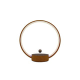 Lámpara circular zen: elegante lámpara de levitación magnética que emite una luz relajante. Ideal para decorar y regalar en espacios sofisticados.