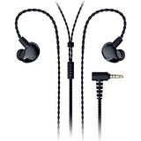 Razer Moray - Monitor de Streaming ergonómico con Cable (diseño acústico híbrido de Doble Controlador, Forma ergonómica de Perfil bajo, Aislamiento acústico pasivo Superior) Negro