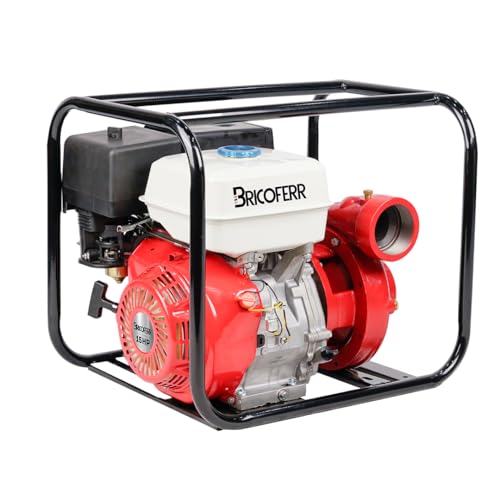 Bricoferr Motobomba de Agua 13HP 3600 RPM – 40 m³/h, 60m de Elevación