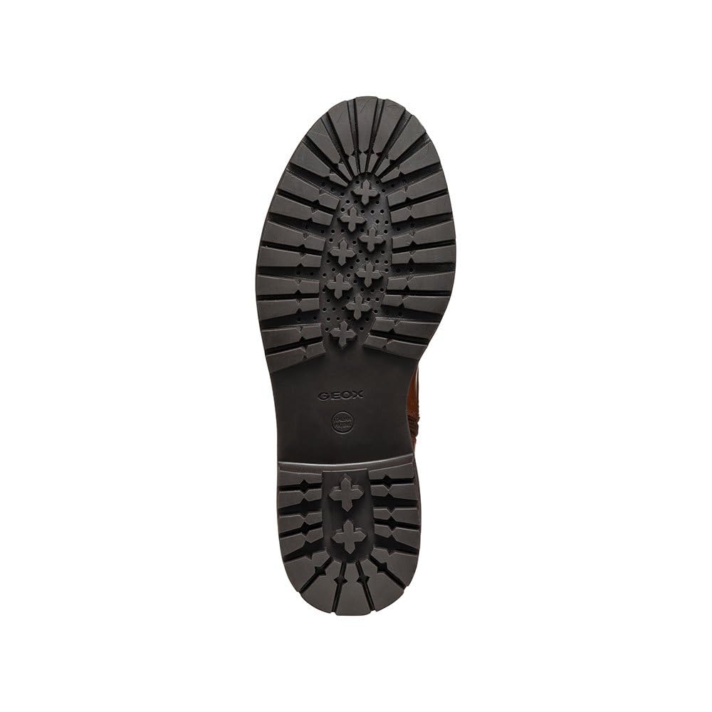 Geox D Iridea B, Bota de Tobillo Mujer, coñac, 42 EU