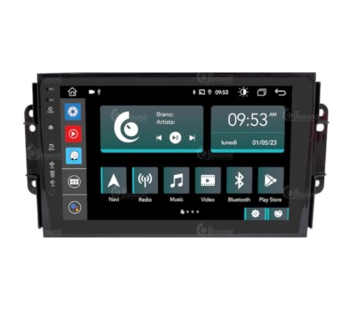 Radio de Coche para DR 3 Android GPS Bluetooth WiFi USB Dab+ Touchscreen 9" 8core Carplay AndroidAuto