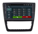 Radio de Coche para Skoda Yeti 2014 con climatizador Manual Android GPS Bluetooth WiFi USB Dab+ Touchscreen 10" 4core Carplay AndroidAuto