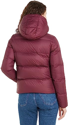 Calvin Klein Jeans MW Down Archetype Short Puffer J20J221646 Chaquetas Acolchadas de Plumas, Morado (Amaranth), S para Mujer