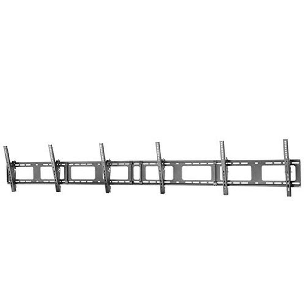 Soporte de Pared de TV para 3 Pantallas - Soporte VESA - Soporte para Menú - de Modo Horizontal - para Monitores de 40" a 50"