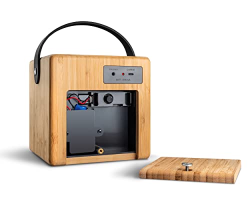 KidzAudio Caja de música para niños: Altavoz Bluetooth portátil para niños con Memoria USB o reproducción Bluetooth con Conector para Auriculares, limitador de Volumen, función de grabación y sueño