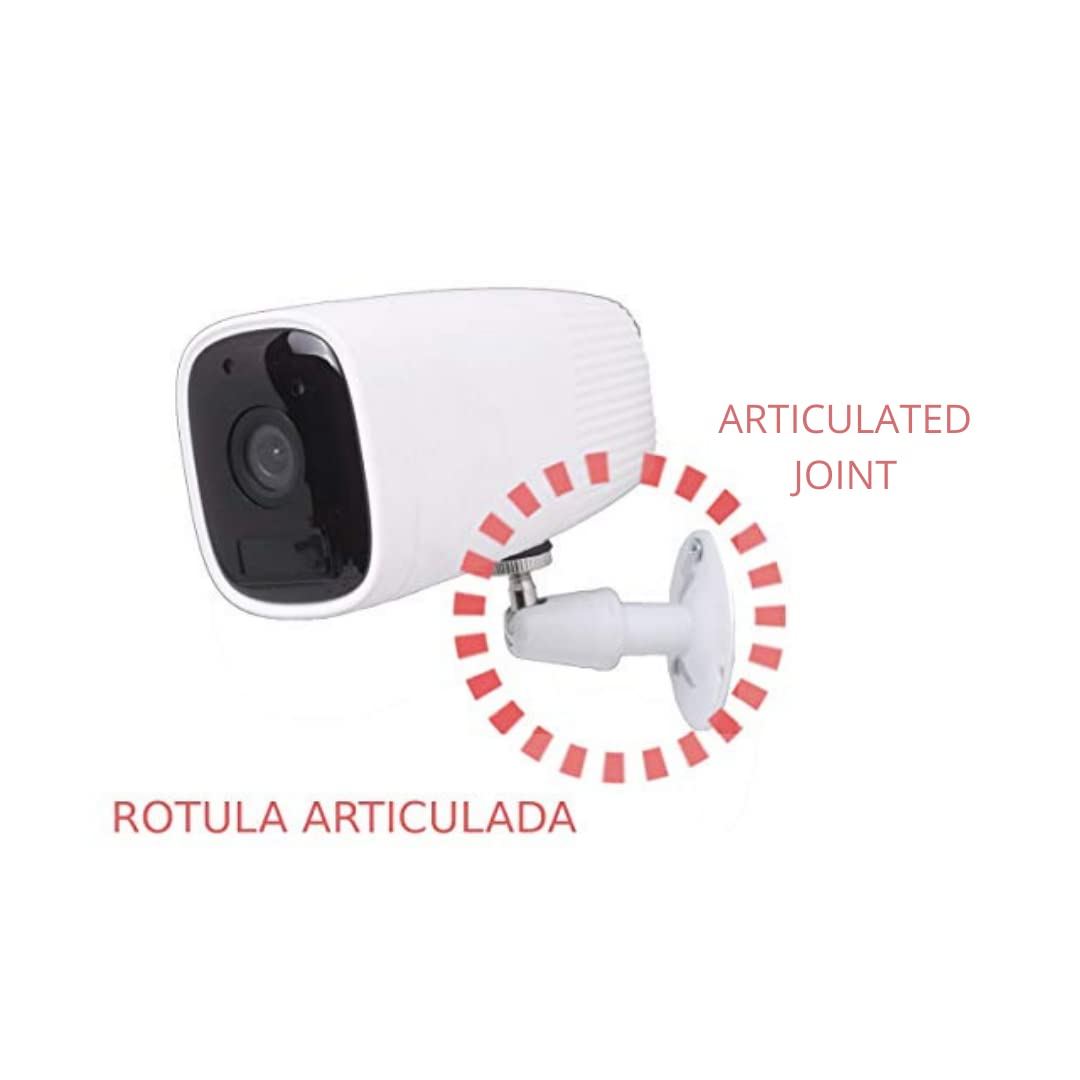 JANDEI - Cámara WiFi Batería 1080P App Android iOS P2P MicroSD