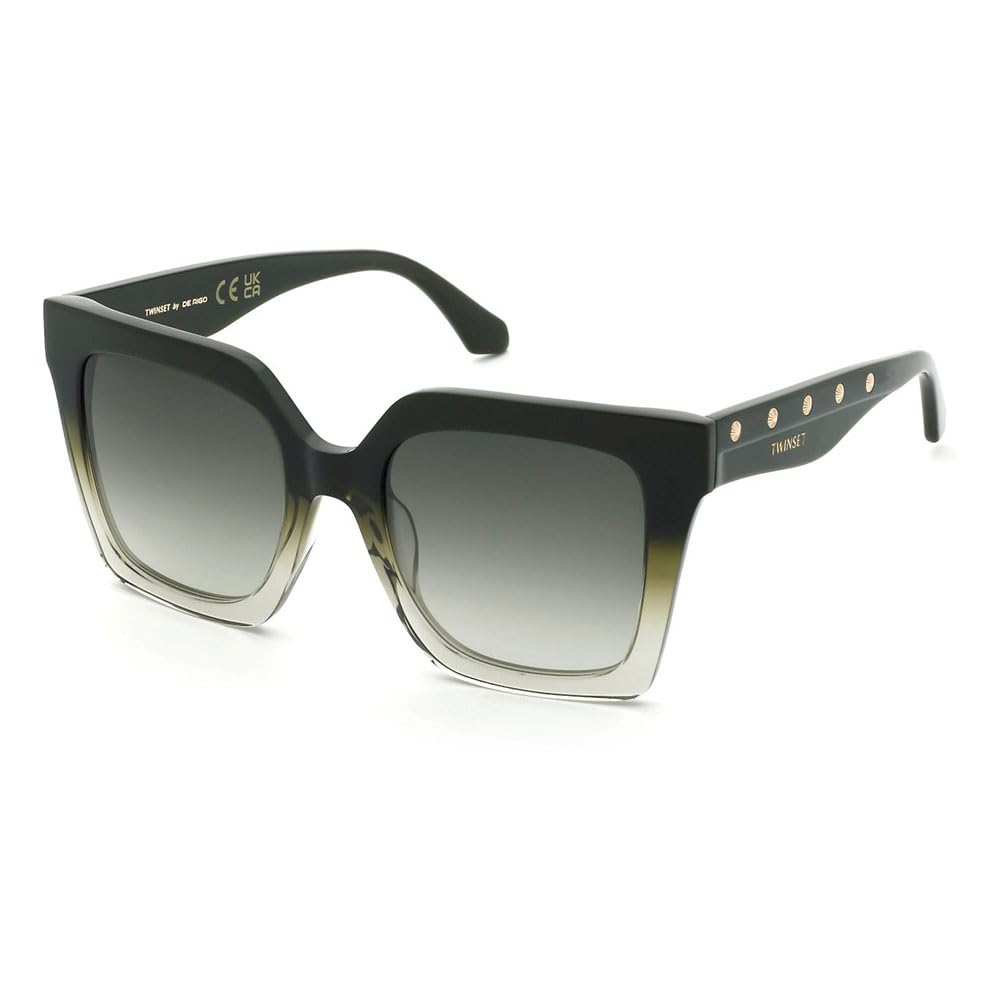 Twinset, SUNGLASSES, STW105-53-0D77, GRAD.GREEN, Female