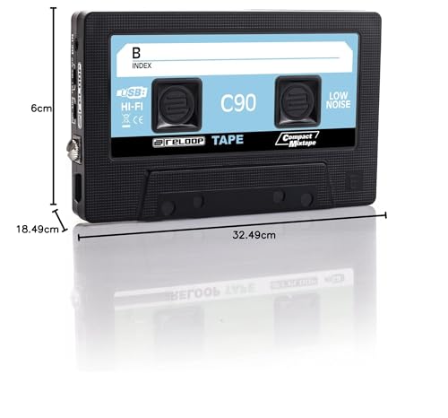 Reloop Tape - Grabadora de mezclas USB con aspecto de cinta retro