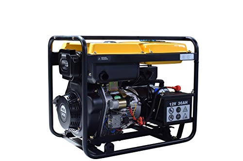 ITC Power NT-6100XE - Generador Diésel, color amarillo y negro