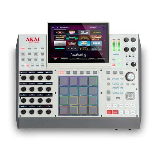 AKAI Professional MPC X SE - Centro de producción autónomo y creador de ritmos con pantalla multitáctil 10.1", drum pads, motores de sinte, 48GB
