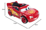 Coche eléctrico para niños Huffy Disney Rayo Mcqueen, Coche motorizado 6v Rayo Mcqueen Rojo.