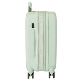 Enso Tropical Love Maleta de Cabina Verde 40x55x20 cms Rígida ABS Cierre TSA Integrado 37L 2,74 kgs 4 Ruedas Dobles Equipaje Mano