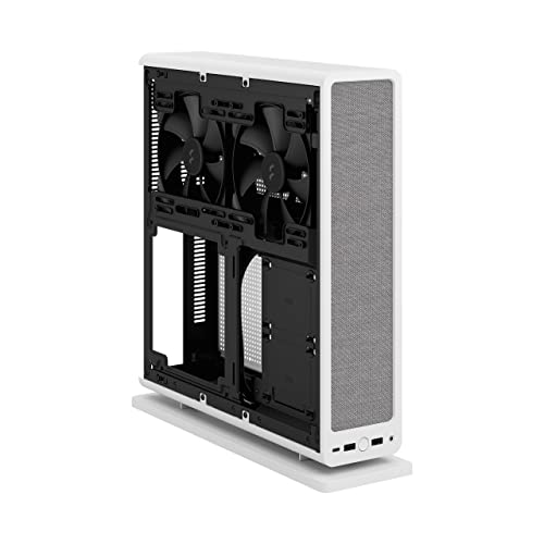 Fractal Design Ridge White - PCIe 4.0 Riser Card Included - 2X 140mm PWM Aspect Fans Included - Type C USB - m-ITX PC Gaming Case