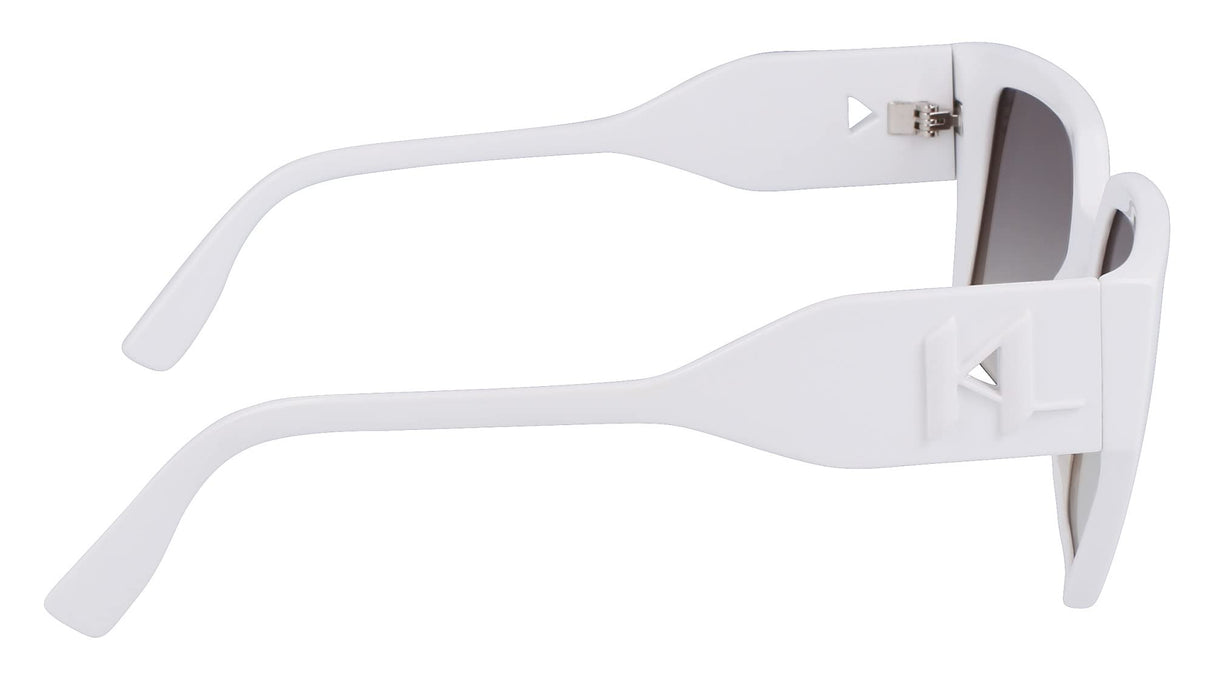 KARL LAGERFELD KL6098S Gafas, Blanco, 52-140-19 Unisex Adulto