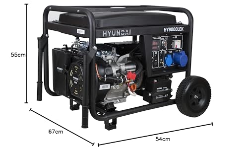 Hyundai Hy9000Lek - Generador gasolina serie pro 3.000 rpm