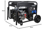 Hyundai Hy9000Lek - Generador gasolina serie pro 3.000 rpm