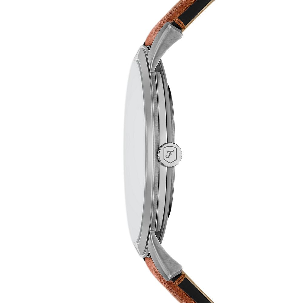 Fossil Reloj Analógico para Hombre de Cuarzo con Correa en Cuero FS6094, Verde Oliva