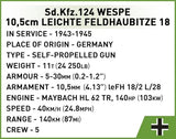 COBI - Colección histórica - SD Kfz 124 Wespe Exec Ed