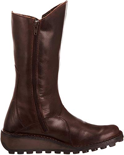 Fly London MES, Botas con hebilla, Mujer, Dk Brown, 38 EU