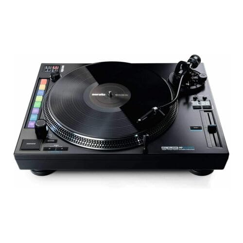 Reloop RP-8000 MK2 Giradiscos para DJ, 7 modos de funcionamiento codificados por colores RGB, Platter Play: controla la velocidad del giradiscos