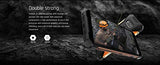 Hammer H EXPLORER PRO 5,7" IPS Teléfono Celular al Aire Libre, teléfono Inteligente estándar Militar, Mega batería 5000mAh con Carga rápida, 48MP, eSIM, NFC, LTE 4G, IP69, Dual SIM, Android 10 - Plata