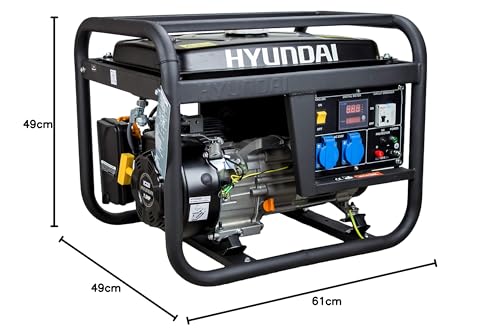 Hyundai HY4100L Generador Gasolina Monofásico Negro