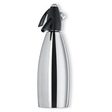 ISI Sifón soda Seltz Bartender Cocktail acero inoxidable lt.1,0