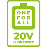 IKRA cortacésped Mulching ICM 2/2037, Incl. 2X batería y Doble Cargador rápido