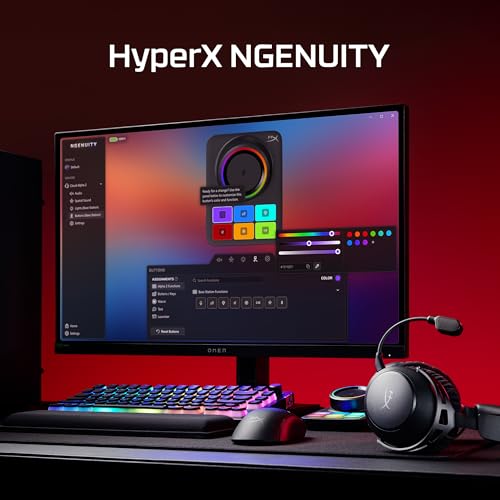 HyperX Cloud Alpha Wireless 2 - Auriculares Gaming inalámbricos con Base RGB, Drivers 53mm, batería hasta 250h, Bluetooth, 2.4GHz, PC, PS4, PS5, Xbox, Switch, Color Negro