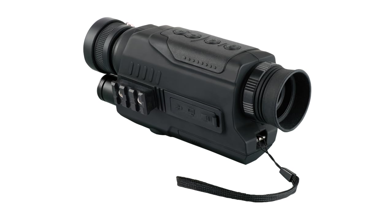 KONUS KONUSPY-18 - Monocular Nocturno Digital con Zoom Potente 6-36x, iluminador láser para visión en la Oscuridad, imágenes nítidas 640 x 480, Ideal para Caza y observaciones nocturnas
