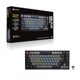 Corsair K65 Plus Wireless 75% RGB Teclado mecánico para Juegos Intercambiable en Caliente - Interruptores lineales Rojos MLX prelubricados - Supresión de Ruido de Doble Capa - Teclas PBT -