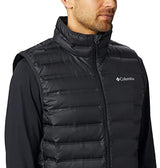 Columbia Lake 22 Down Vest, Chaleco Acolchado para Hombre, Black, Talla L
