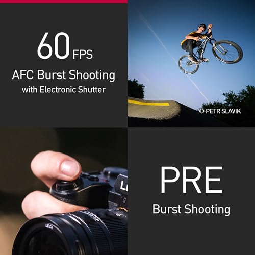 Panasonic LUMIX DC-G9M2LE Cámara Micro Cuatro Tercios sin Espejo, Lente Leica DG Vario-Elmarit 12-60mm F2.8-4.0, 25.2MP, 4K 120p/100p y 5.7K 30p/25p, Híbrido De Fase, WiFi, Bluetooth, HDMI, Negro