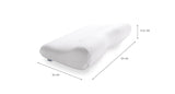 TEMPUR Almohada viscoelástica Millennium, almohada ergonómica de soporte para el cuello para personas que duermen boca arriba y de lado, reclinable firmemente, M (54 x 32 x 11 cm)