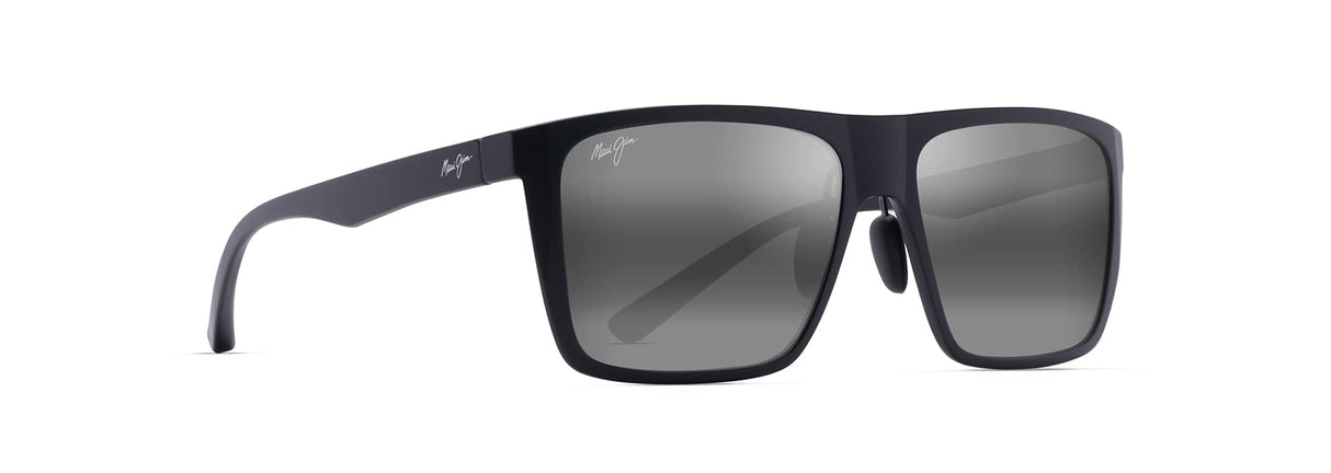Maui Jim Honokalani Gafas, Matte Black, 57-16-145 Unisex Adulto