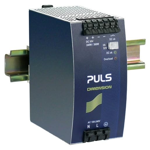 PULS Fuente de alimentación (riel DIN) 30 V, 8,6 A, 240 W.