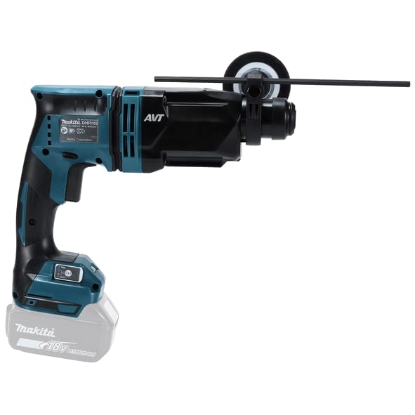 Makita Martillo combinado de batería DHR182ZU (sin batería, sin cargador, sin extracción de polvo)