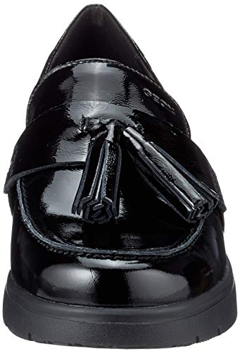 Geox D Arlara A, Mocasines para Mujer, Negro (Black), 40 EU