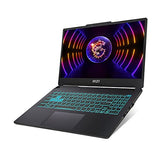 Msi Cyborg 15 A13VE-840XES Ordenador Portátil Gaming 15.6" FHD 144Hz (Intel Core i5-13420H, 16GB RAM, 512GB SSD, RTX 4050-6GB, Sin Sistema Operativo) Negro Traslucido, Teclado QWERTY Español