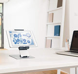 Durable 893023 Soporte de tablet para mesa TABLET HOLDER TABLE (para tablets de 7-13 pulgadas, giratorio 360 grados con dispositivo antirrobo) plata/antracita
