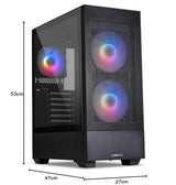 Torre ATX LIAN LI LANCOOL 205 Mesh Black Type-C